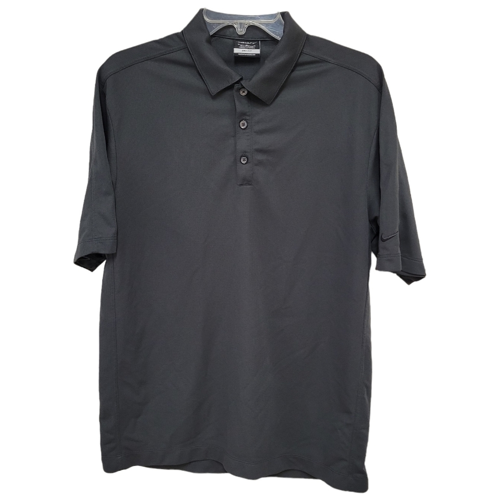 Nike Golf men's grey dri-fit polo Size medium